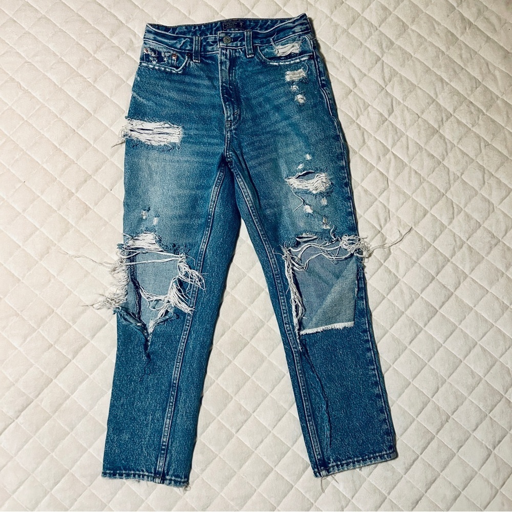 Abercrombie & Fitch Curve Love High Rise Jeans
